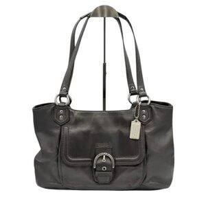 Coach Campbell Leather Belle Shoulder Bag